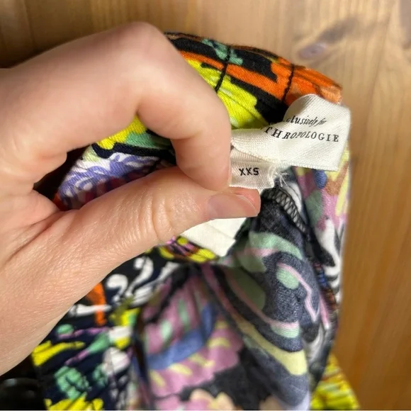 Marcos Navarro Anthropologie Flannel Sleep Shorts Women’s XXS Tropical Tassels‎ - Picture 11 of 11